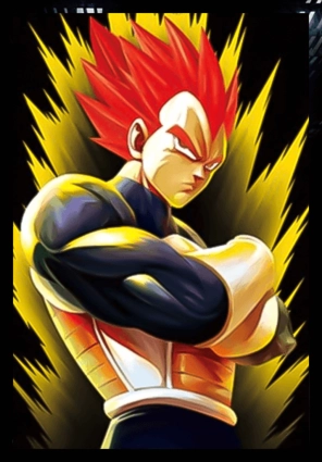 Dragon Ball Super Saiyan 3D Anime Poster 