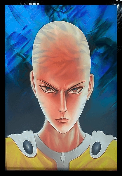 One Punch Man - Saitama / Genos - 3D Anime Poster   for sale in Emirates from Games2all