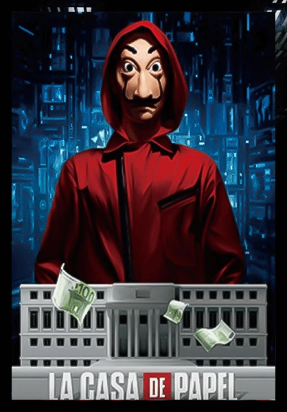 La Casa De Papel - 3D Poster  for sale in Emirates from Games2all