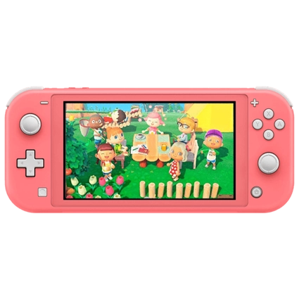 Nintendo Switch Lite Console - Coral - Animal Crossing