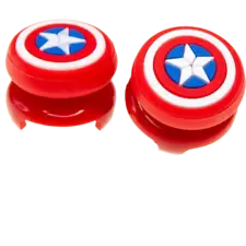 Captain America Analog Freek and Grips for PlayStation 5 and PS4