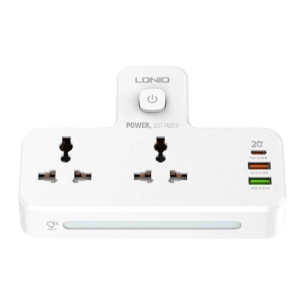 Ldnio SC2311 Power Strip with 1 Type-C and 2 Type-A and 2 Power Socket