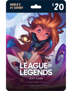 League of Legends Gift Card Riot 20 USD Key NORTH AMERICA  for sale in Emirates from Games2all