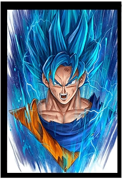 Dragon Ball Blue Art 3D Anime Poster   for sale in Emirates from Games2all