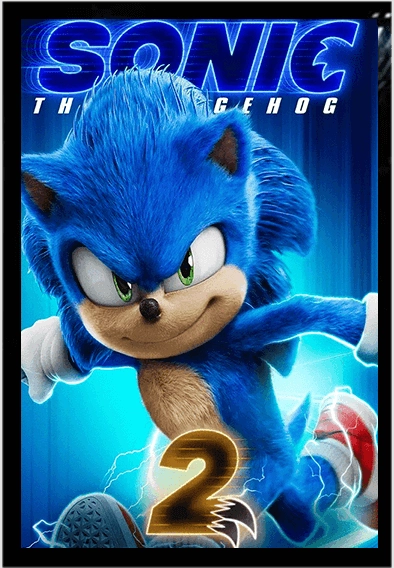 Sonic (3V) 3D Anime Poster  for sale in Emirates from Games2all