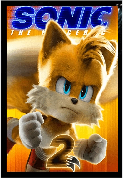 Sonic (3V) 3D Anime Poster  for sale in Emirates from Games2all