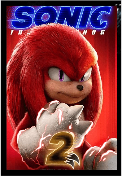 Sonic (3V) 3D Anime Poster  for sale in Emirates from Games2all