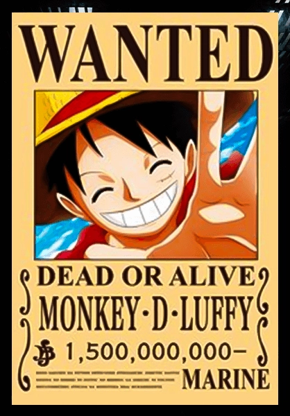 Wanted 3D Anime Poster for One Piece  for sale in Emirates from Games2all