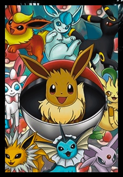 Pokemono - Evee 3D Gaming Poster   for sale in Emirates from Games2all