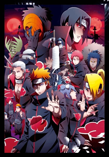 3D Anime Poster of Naruto Main Characters  for sale in Emirates from Games2all