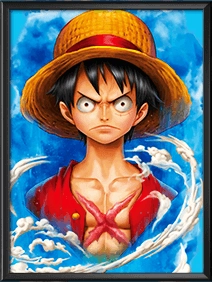 One Piece 3D Anime Poster  for sale in Emirates from Games2all