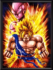 Dragon Ball: Saiyan Goku 3D Anime Poster   for sale in Emirates from Games2all