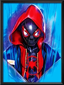 Spider man: Into the Spider Verse 3D Marvel Poster  for sale in Emirates from Games2all