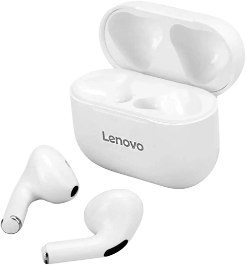 Lenovo LP40 Bluetooth Wireless Earbuds (Live Pods) - White  for sale in Emirates from Games2all