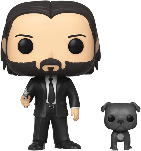 Funko Pop! Movies: John Wick - John Wick in Black Suit with His Dog  for sale in Emirates from Games2all