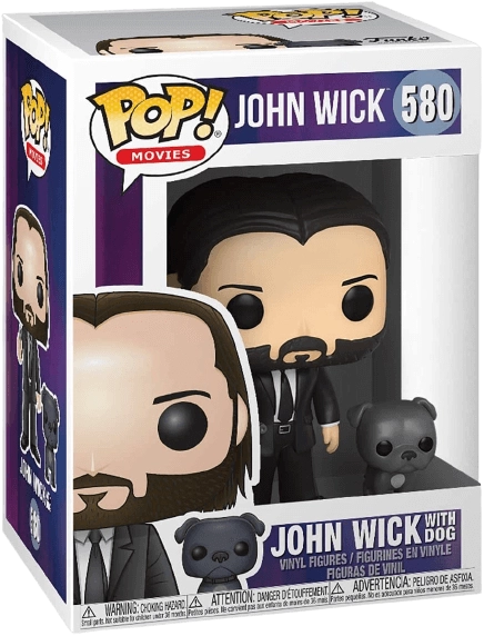 Funko Pop! Movies: John Wick - John Wick in Black Suit with His Dog  for sale in Emirates from Games2all