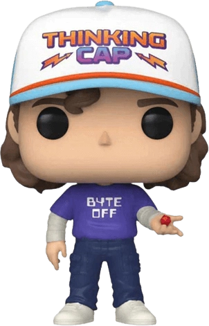 Funko Pop! TV: Stranger Things S4- Dustin Hellfire with Die  for sale in Emirates from Games2all