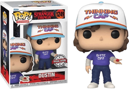 Funko Pop! TV: Stranger Things S4- Dustin Hellfire with Die  for sale in Emirates from Games2all