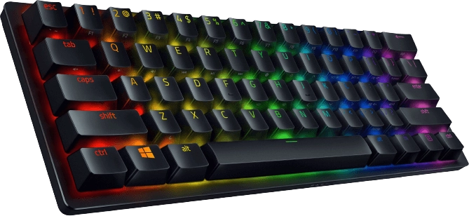 Razer Huntsman Mini Chr 60% KB Red (Linear) Switch - Black  for sale in Emirates from Games2all