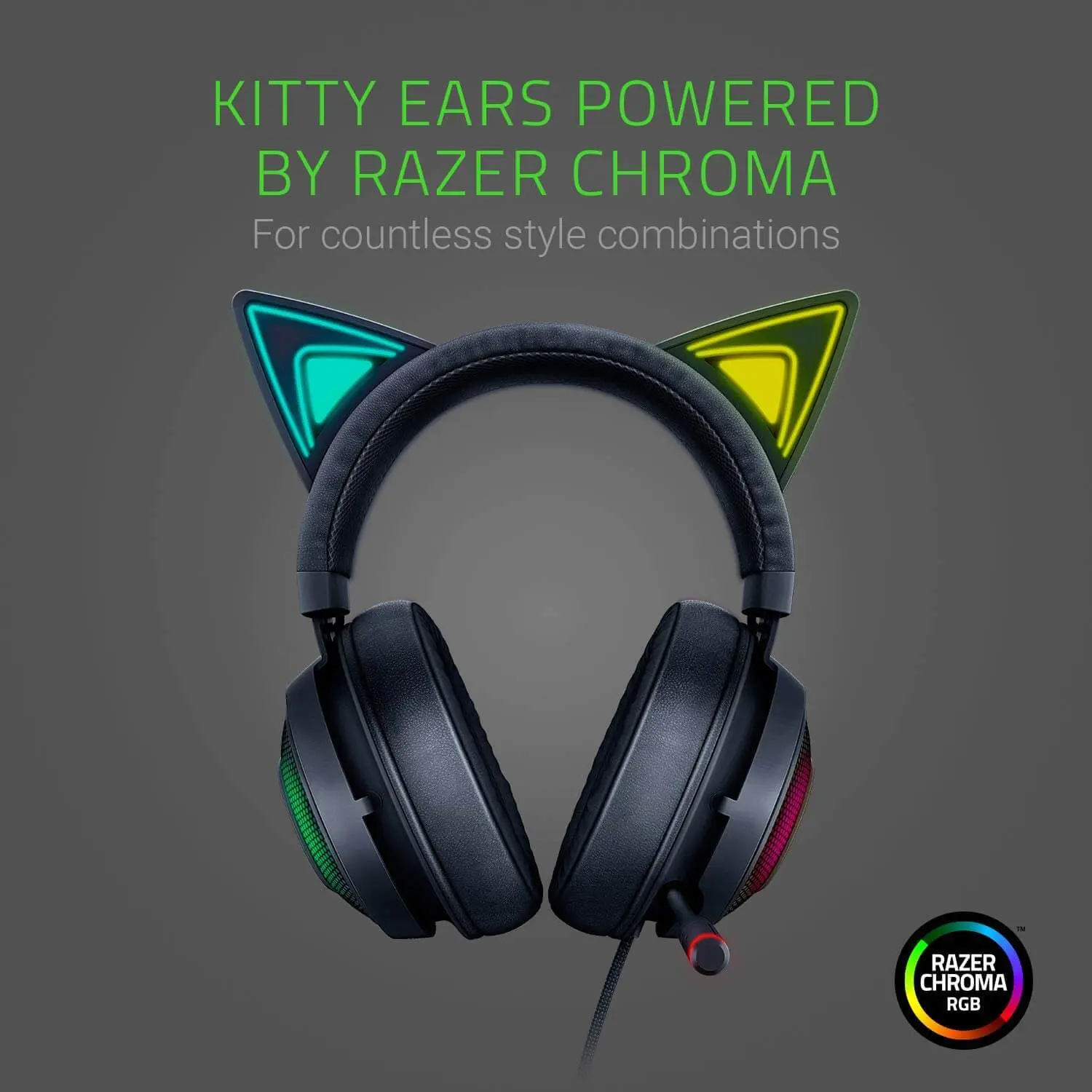 Razer Kraken Kitty - Black  for sale in Emirates from Games2all