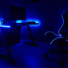 Xrocker Official PS Gaming Desk LED Lighted PC Office Workstation Borealis   for sale in Emirates from Games2all