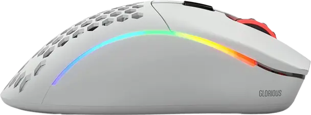 Glorious Gaming Mouse Model D - Matte White with RGB  for sale in Emirates from Games2all