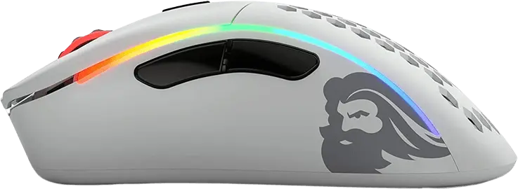 Glorious Gaming Mouse Model D - Matte White with RGB  for sale in Emirates from Games2all