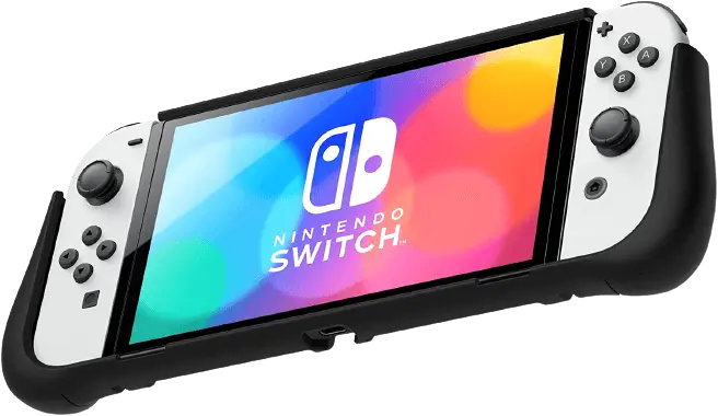 Hybrid System Armor Cover for Nintendo Switch OLED - Black  for sale in Emirates from Games2all