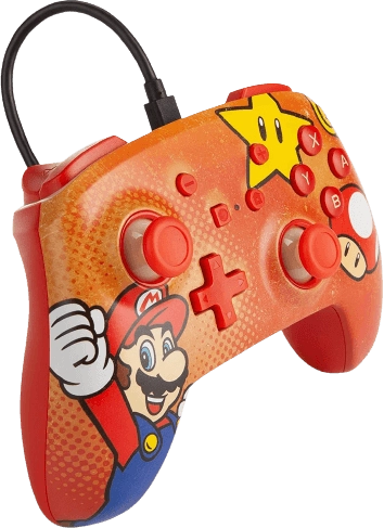 Power A Enhanced Wired Mario Vintage Controller for Nintendo Switch  for sale in Emirates from Games2all