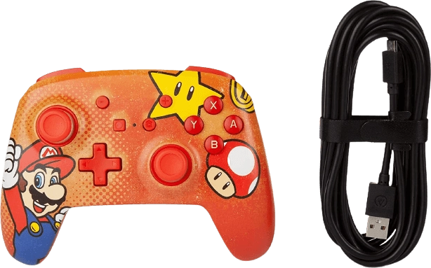 Power A Enhanced Wired Mario Vintage Controller for Nintendo Switch  for sale in Emirates from Games2all