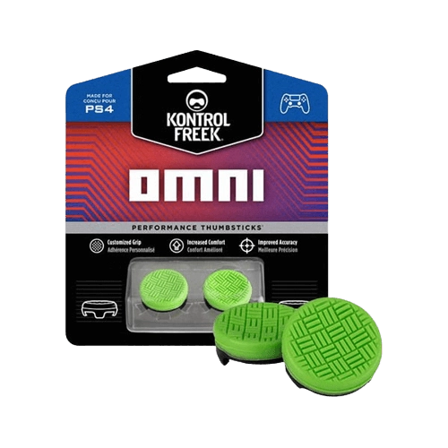 Omni Analog Freek and Grips for PS5 and PS4 - Green  for sale in Emirates from Games2all