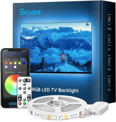 Govee Backlight RGB LED TV with Remote (3m)