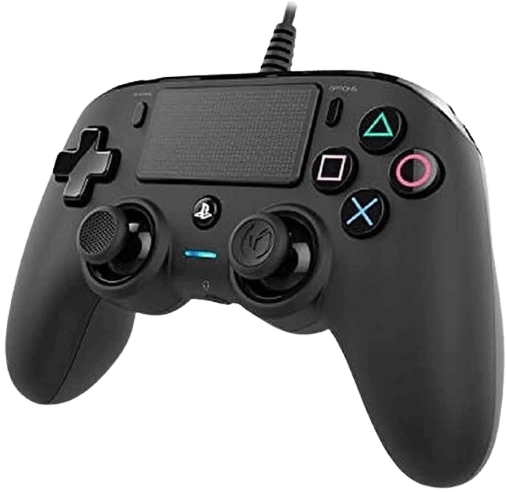 Nacon Wired Compact Controller for PS4 - Black  for sale in Emirates from Games2all