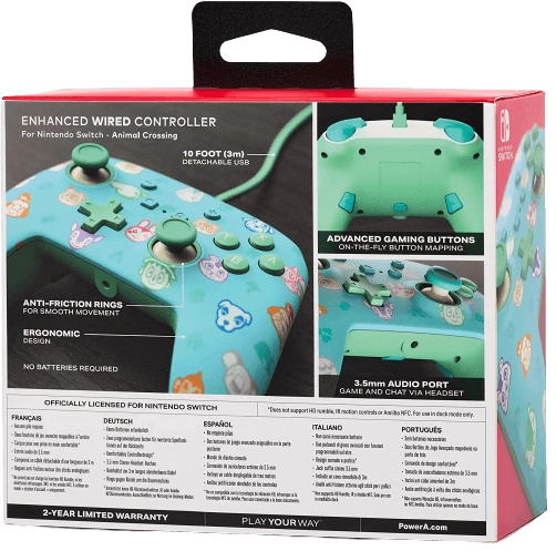 PowerA Enhanced Wired Controller for Nintendo Switch - Animal Crossing  for sale in Emirates from Games2all