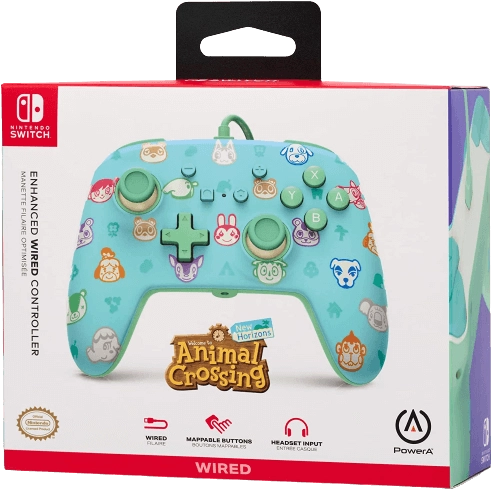 PowerA Enhanced Wired Controller for Nintendo Switch - Animal Crossing  for sale in Emirates from Games2all