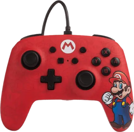 PowerA Enhanced Wired Controller for Nintendo Switch - Mario 