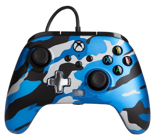 PowerA Enhanced Wired Controller for Xbox - Camouflage Metallic Blue  for sale in Emirates from Games2all