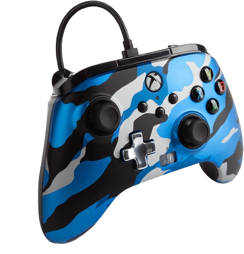 PowerA Enhanced Wired Controller for Xbox - Camouflage Metallic Blue  for sale in Emirates from Games2all