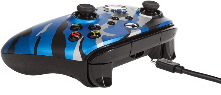 PowerA Enhanced Wired Controller for Xbox - Camouflage Metallic Blue  for sale in Emirates from Games2all