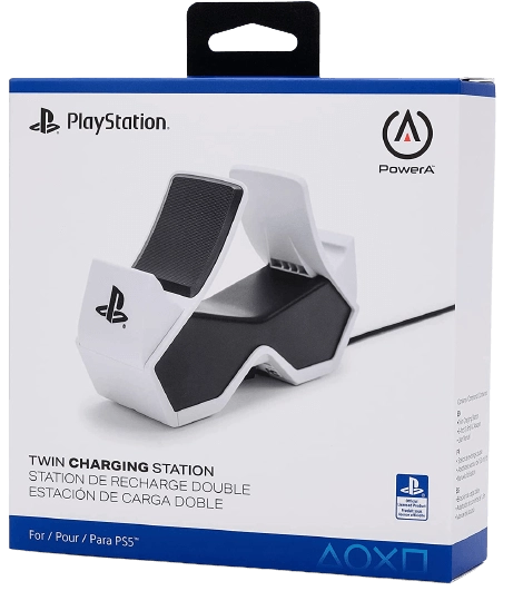 PowerA PS5 Controller Twin Charging Station - White  for sale in Emirates from Games2all