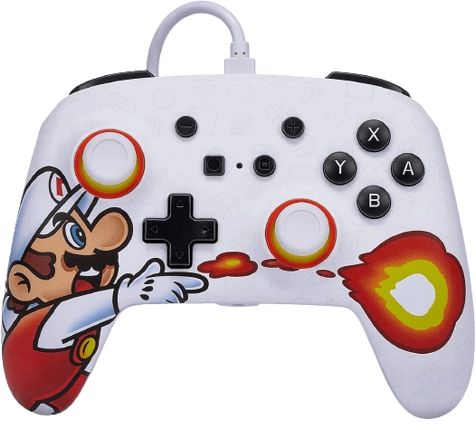 PowerA Enhanced Wired Controller for Nintendo Switch - Fireball Mario  for sale in Emirates from Games2all