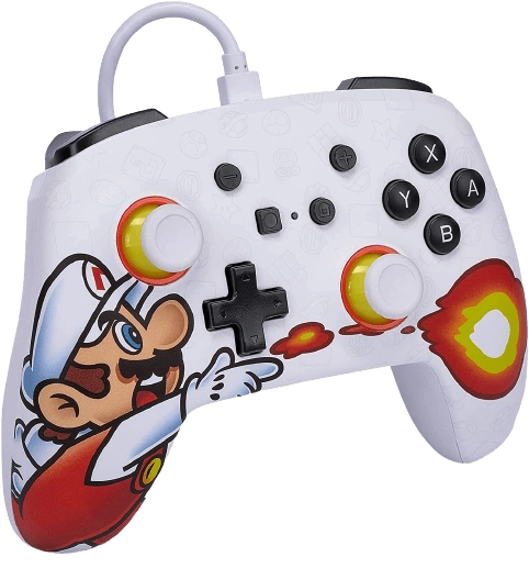 PowerA Enhanced Wired Controller for Nintendo Switch - Fireball Mario  for sale in Emirates from Games2all