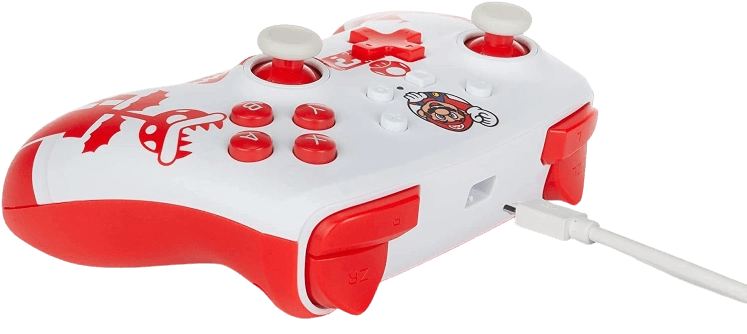 PowerA Enhanced Wired Controller for Nintendo Switch - Mario Red & White  for sale in Emirates from Games2all