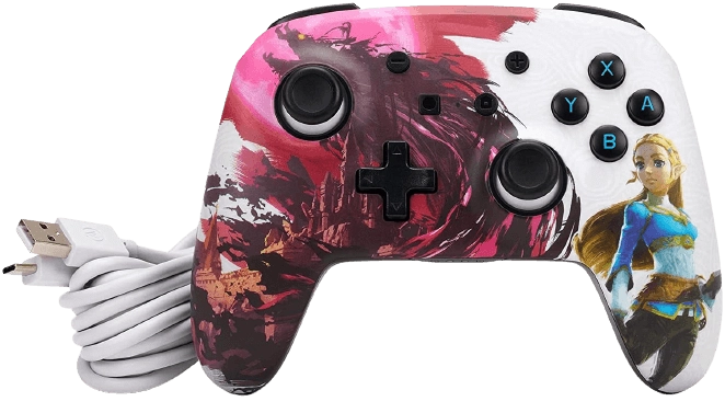 PowerA Enhanced Wireless Controller for Nintendo Switch - Blood Moon Zelda  for sale in Emirates from Games2all