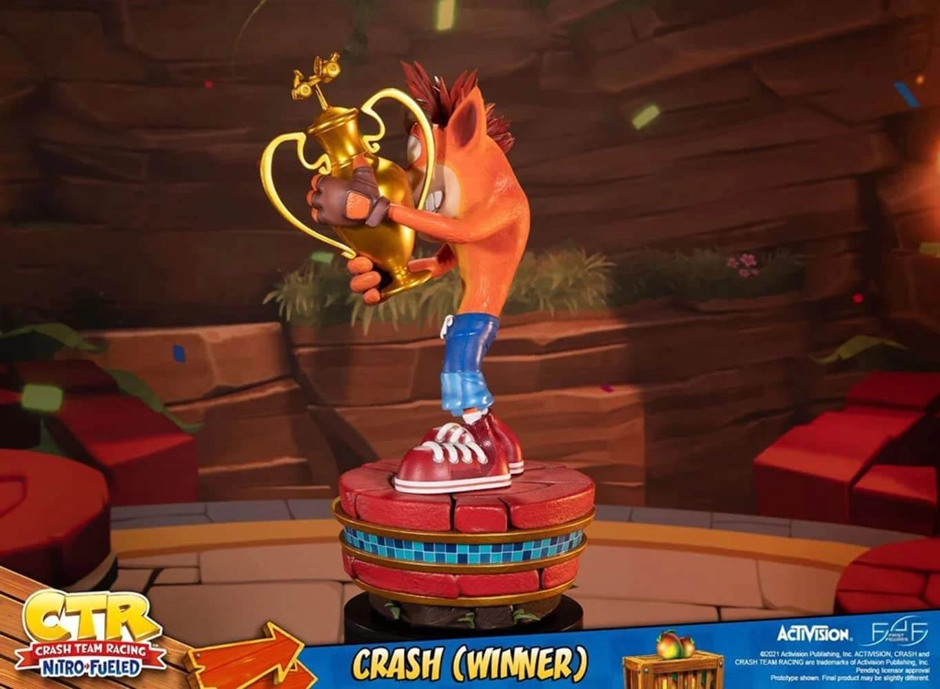 F4F Crash Winner Action Figure Statuette -Crash Racing Nitro Fueled   for sale in Emirates from Games2all