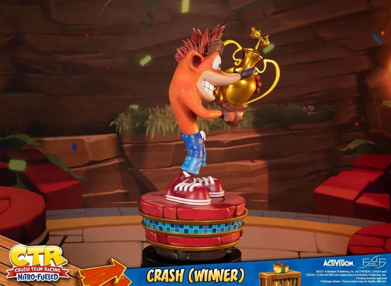 F4F Crash Winner Action Figure Statuette -Crash Racing Nitro Fueled   for sale in Emirates from Games2all