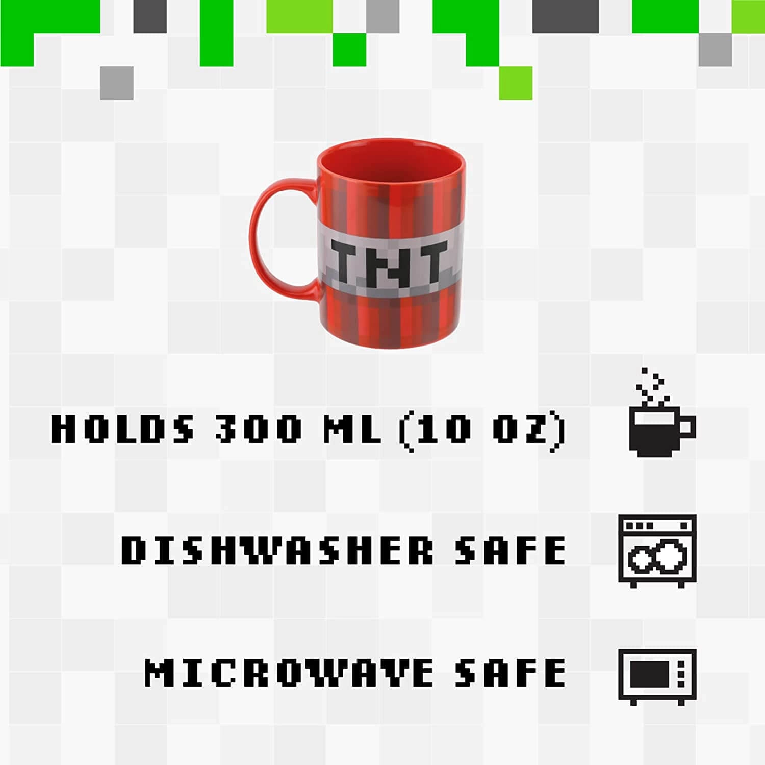 Paladone Minecraft Mug and Socks (TNT and Creeper Design)  for sale in Emirates from Games2all