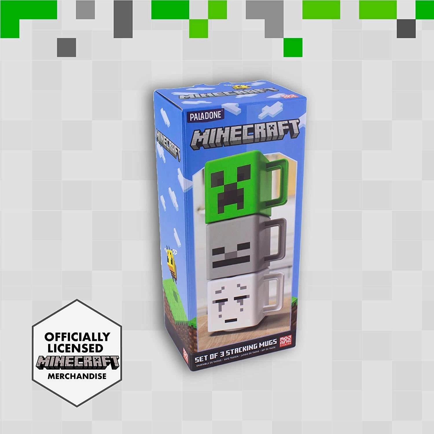 Paladone Minecraft 3x Stacking Mugs  for sale in Emirates from Games2all