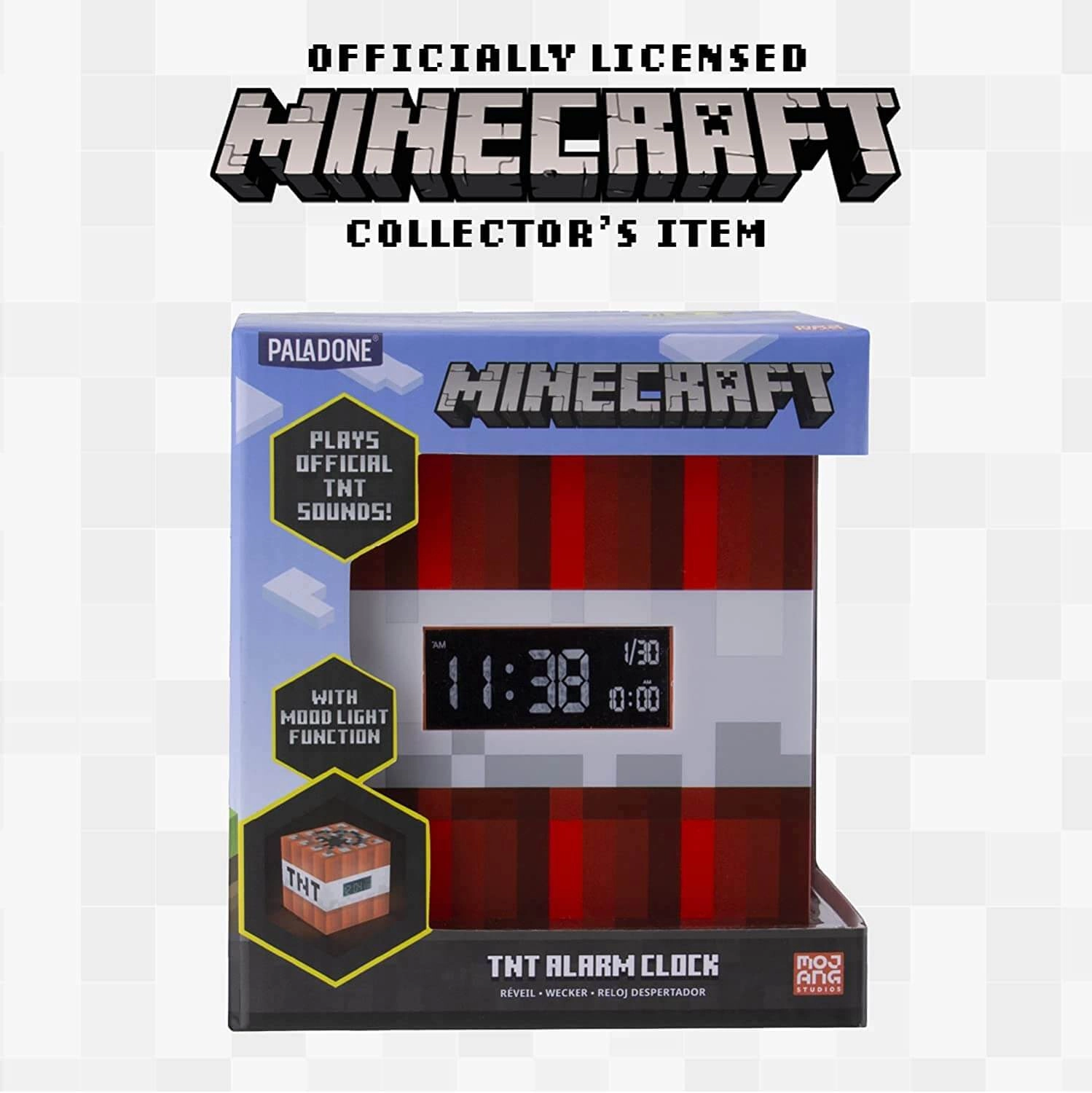  Paladone Minecraft TNT Alarm Clock  for sale in Emirates from Games2all