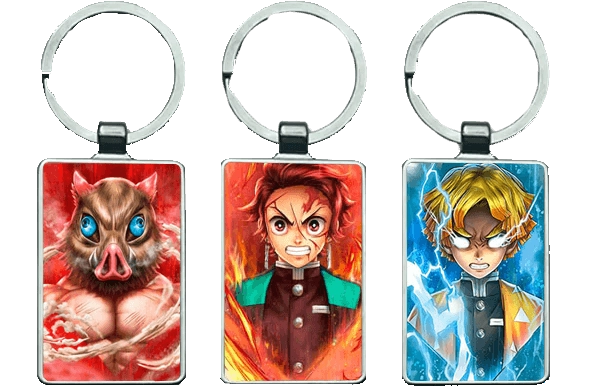 Demon Slayer V2 3D Keychain \ Medal  for sale in Emirates from Games2all